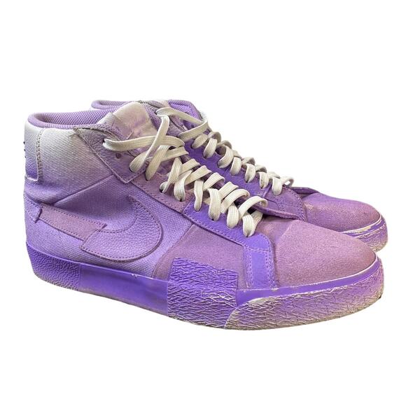 Nike SB Blazer Mid Prm Lilac Sneakers Shoes Men's 10.5 - Picture 1 of 11